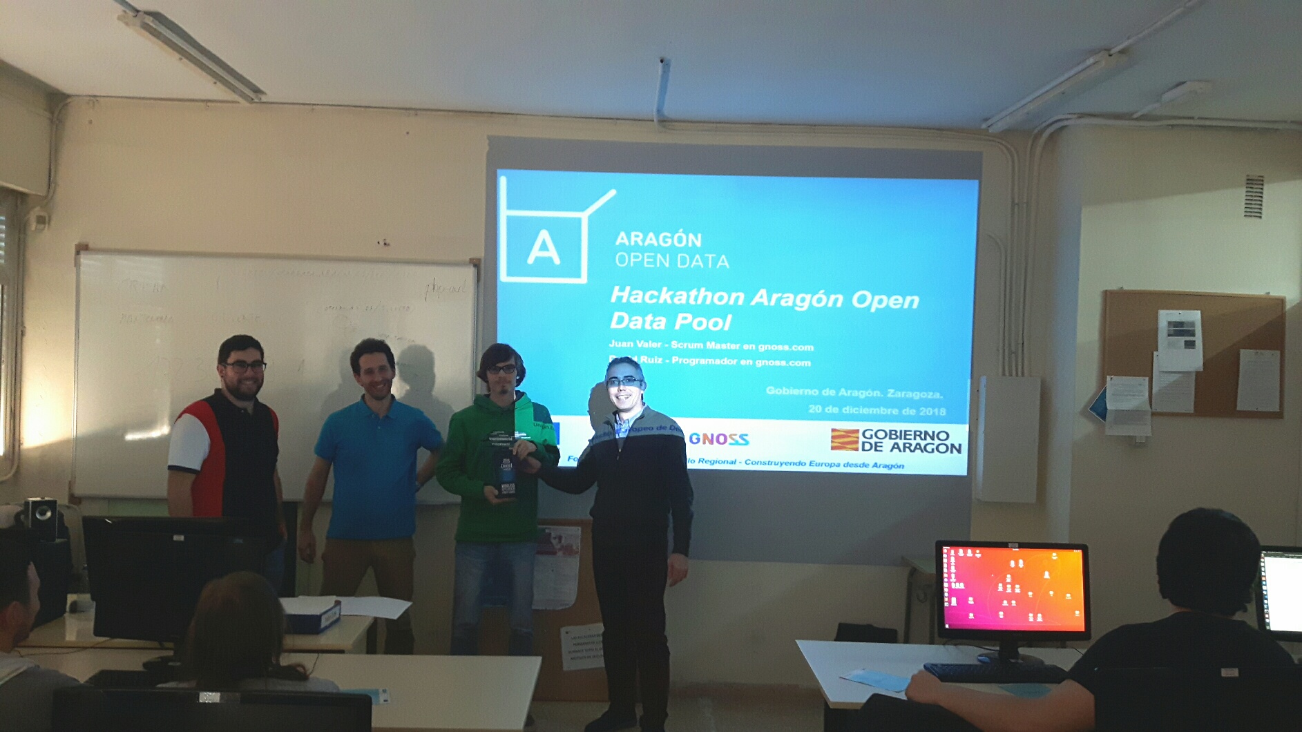Aragón Open Data Pool se ha presentado con un hackathon en el CPIF Los Enlaces