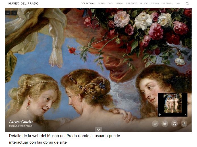 El Museo del Prado convierte su web, desarrollada con tecnología GNOSS, en un lienzo infinito