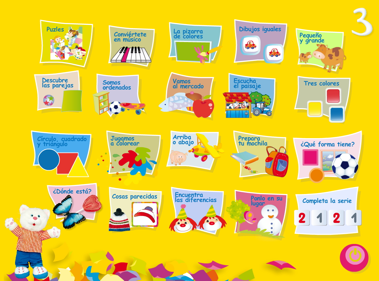 20 juegos interactivos para niños de 3 años (Proyecto Papelillos) -  Didactalia: material educativo