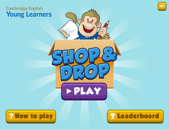 Shop & Drop Learning Game (