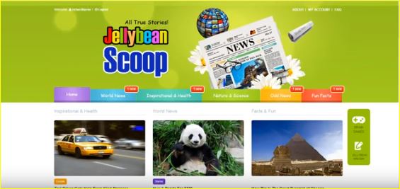 Jellybean Scoop, herramienta online de apoyo a la lectura