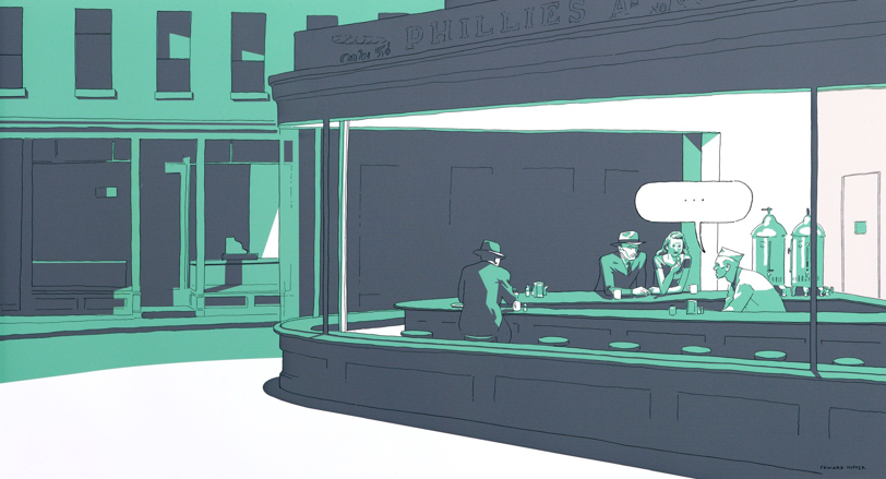 After Hopper. Grabados de José Antonio Azpilikueta