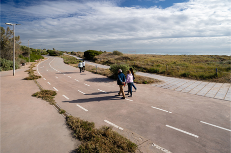 Acondicionamiento de la playa de Gavà, obra de Imma Jansana Ferrer