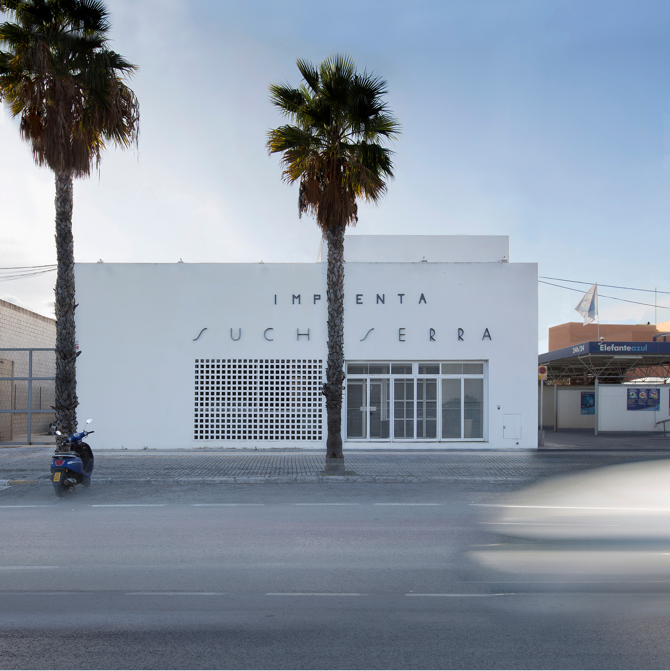 La Imprenta Such-Serra, proyectada por Lola Alonso Vera, en Alicante