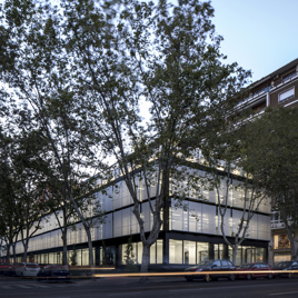 Reconstrucción parcial y acondicionamiento de edificio de oficinas en la calle Manuel de Falla