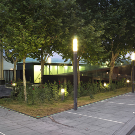 Pabellón social y reestructuración Plaza de los Rosales de Jaén