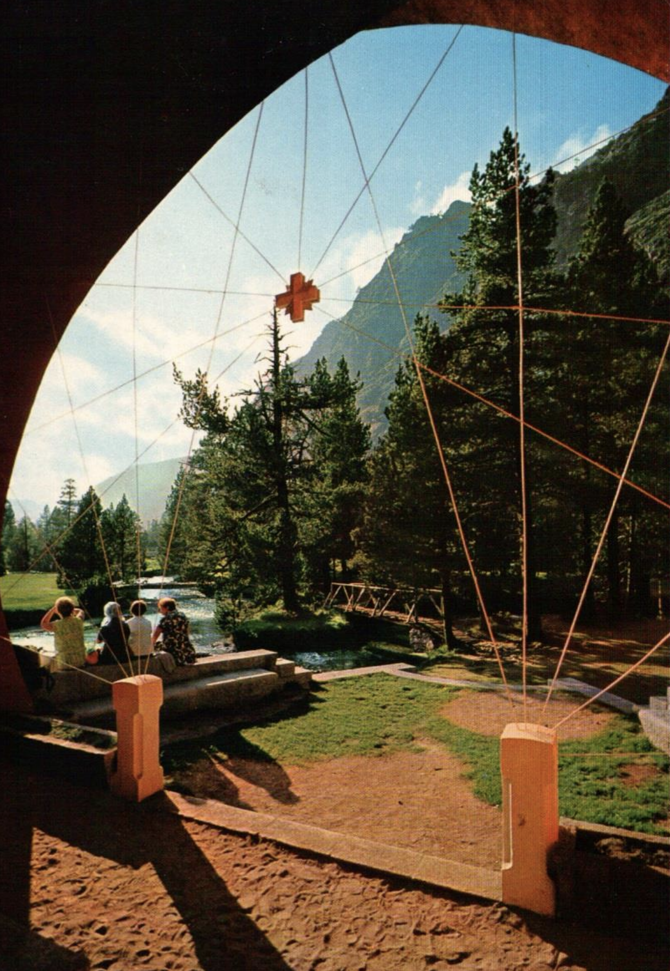 Capilla-Refugio Sancti Spirit en el Valle de San Nicolau en Aigües Tortes, Eduardo Torroja