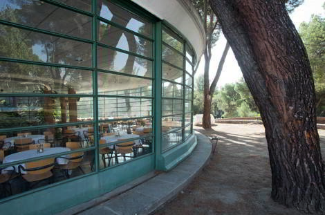 Laboratorio de Costillares. Actualmente Instituto de ciencias de la construcción Eduardo Torroja (CESIC); Eduardo Torroja, Miret Gonzalo Echegaray Comba y Manuel Barbero Rebolledo