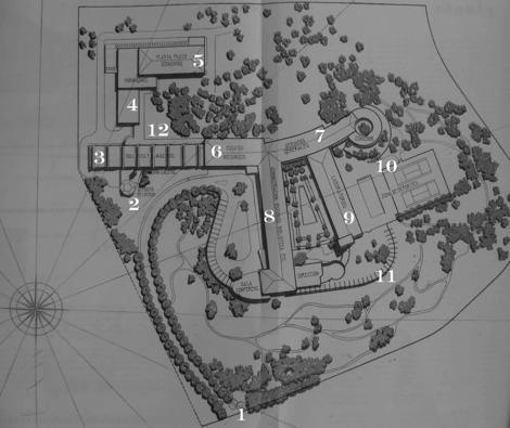 Laboratorio de Costillares. Actualmente Instituto de ciencias de la construcción Eduardo Torroja (CESIC); Eduardo Torroja, Miret Gonzalo Echegaray Comba y Manuel Barbero Rebolledo