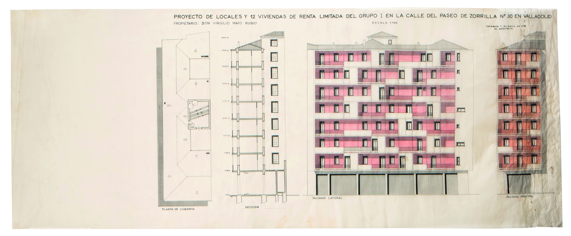  Edificio de viviendas en el paseo de Zorrilla