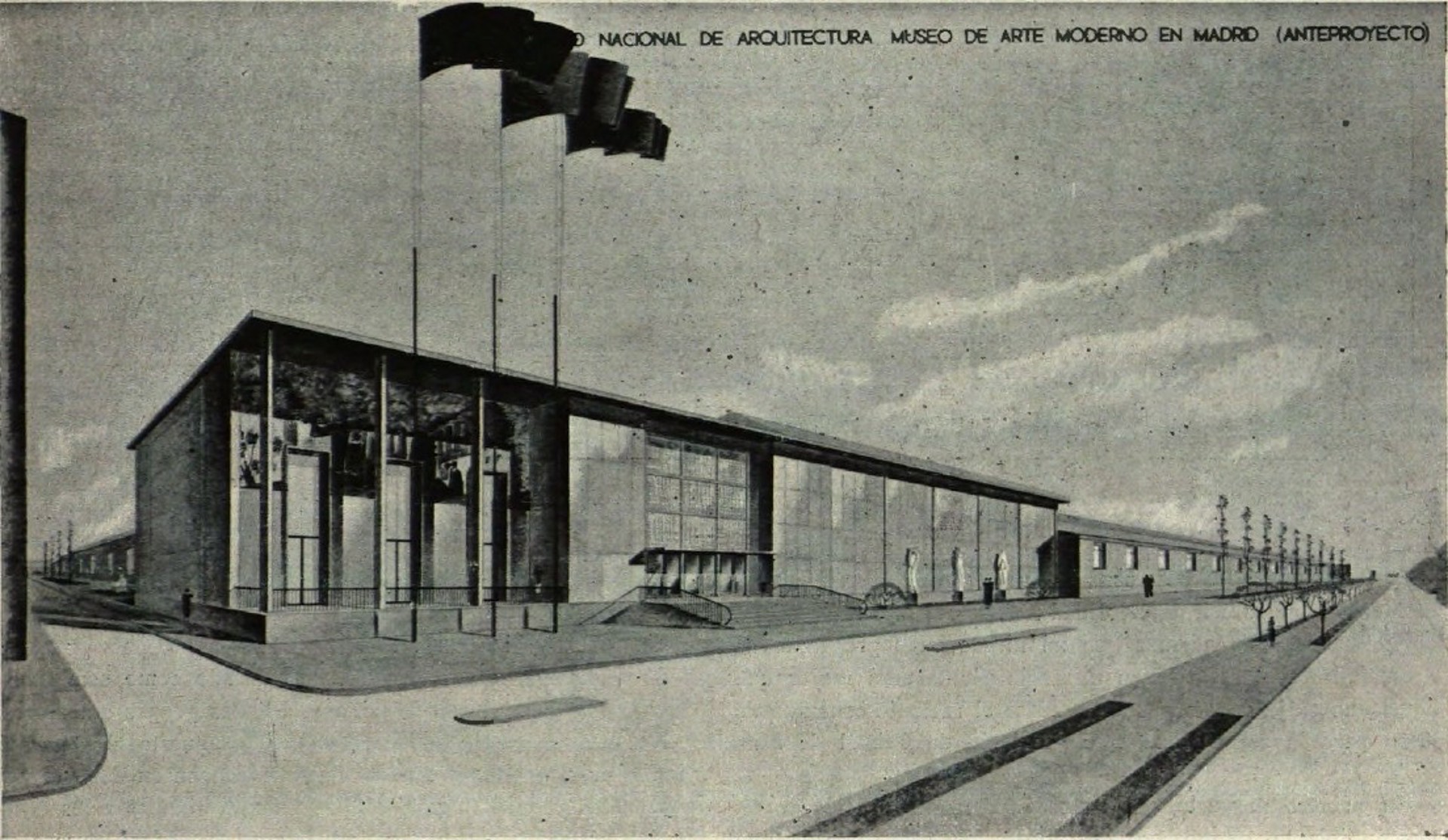  Anteproyecto de Museo de Arte Moderno, que se supone situado en Madrid