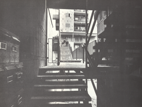 Unidad vecinal para la Cooperativa Pío XII (calle Taray), Segovia. Antonio Viloria García, José Joaquín Aracil Bellod, Luis Miquel Suárez-Inclán