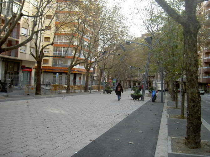 Passeig Prim, Reus, Tarragona. Enric Miralles y Carme Pinós