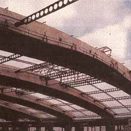 Cubierta de los Pabellones Montjuic 2