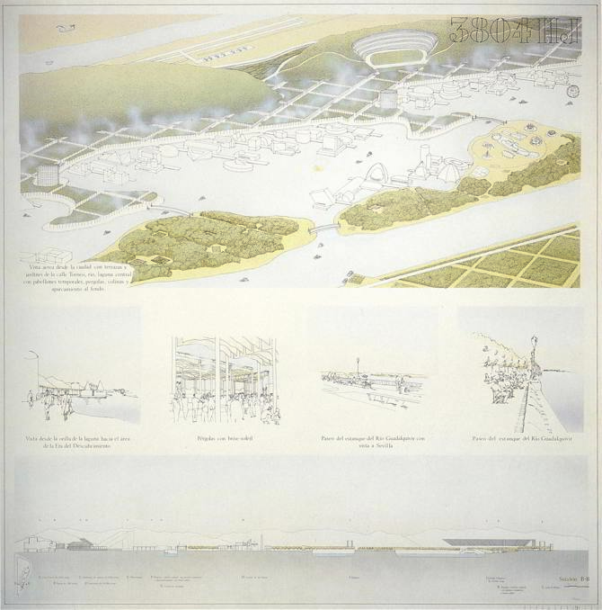 Master Plan para la Exposición Universal de 1992, Sevilla. Emilio Ambasz