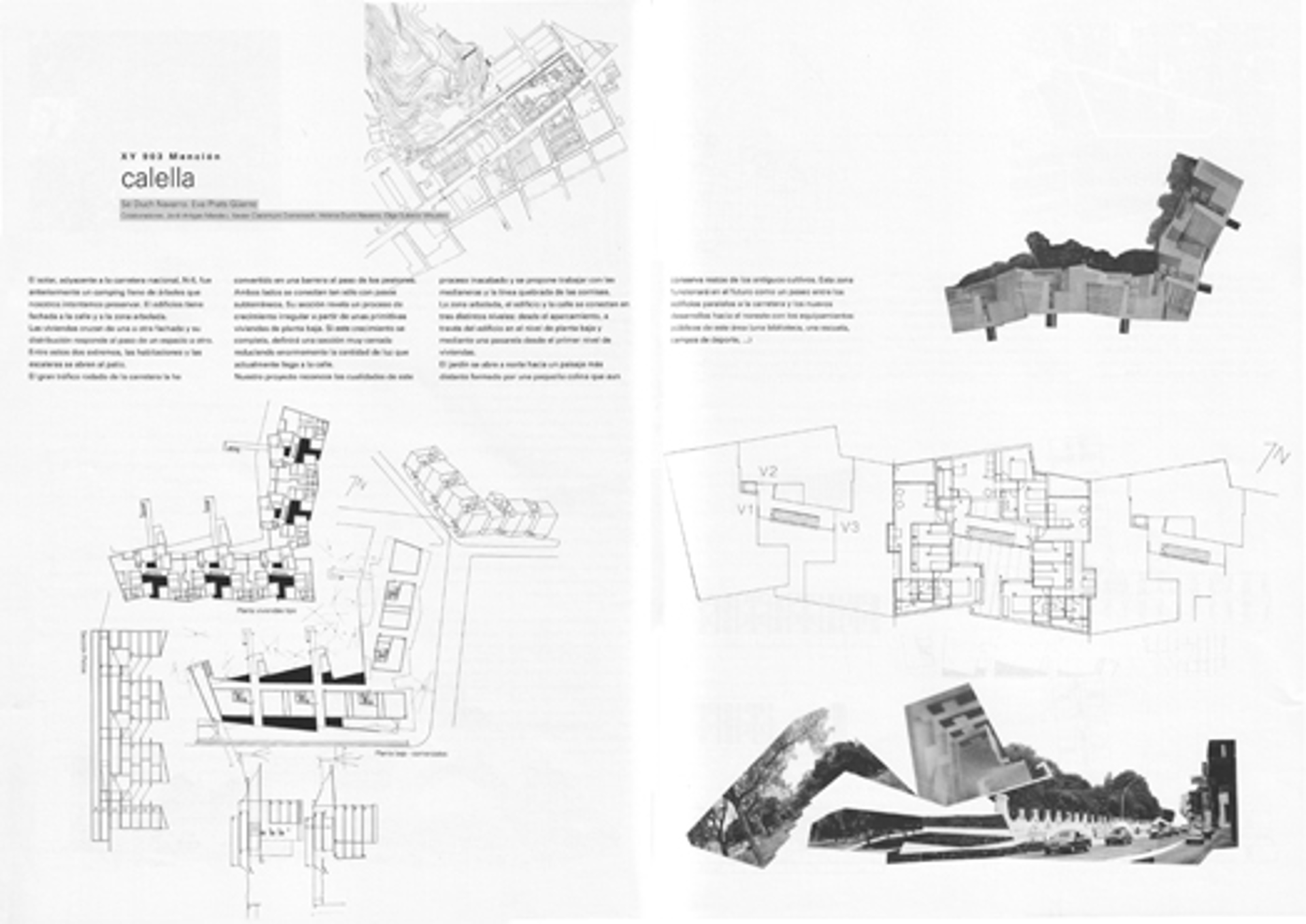  EUROPAN 3. Finalista. Emplazamiento Calella