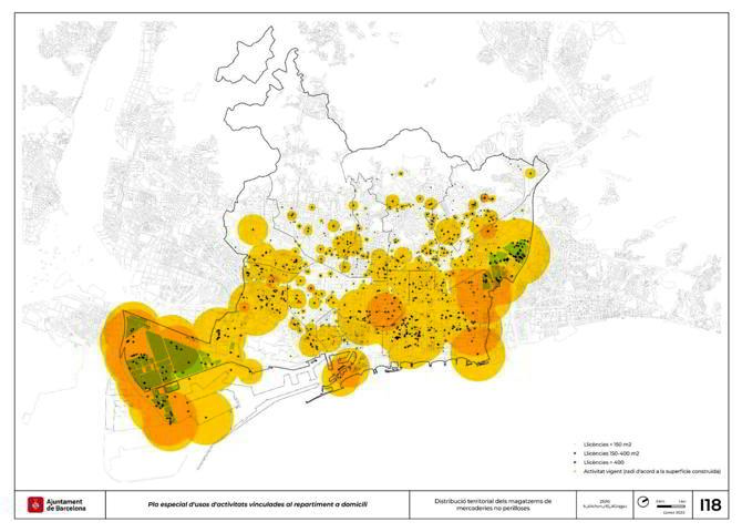Plan especial de usos vinculados al reparto a domicilio, 300.000 km/s