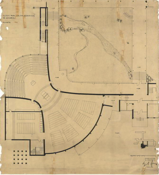 Conjunto de Teologado San Pedro Mártir, Madrid. Miguel Fisac Serna