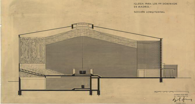 Conjunto de Teologado San Pedro Mártir, Madrid. Miguel Fisac Serna