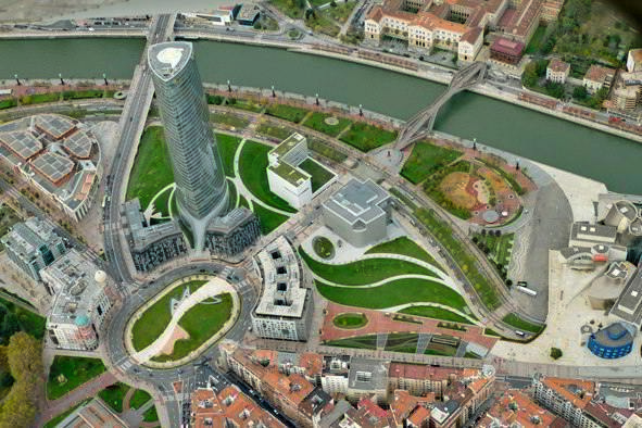 Master Plan Abandoibarra, Bilbao. Diana Balmori, Cesar Pelli, Eugenio Aguinaga
