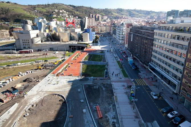 Urbanización de Alameda y mirador de Mazarredo, Bilbao. López CholletDalmau