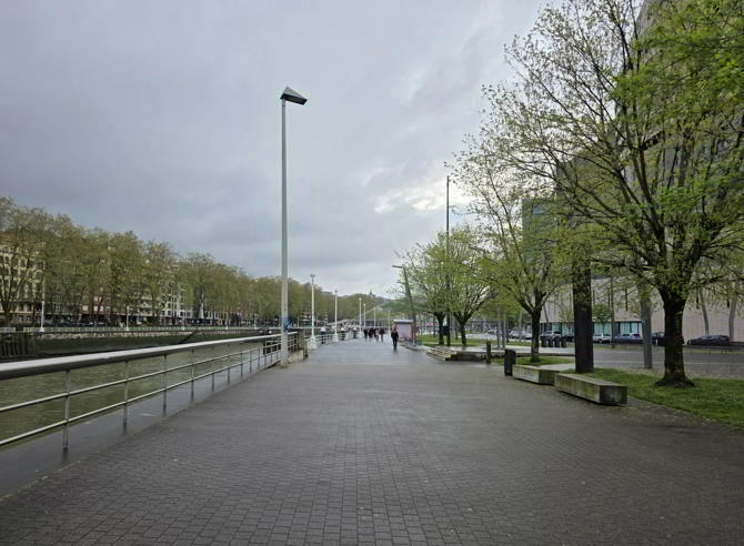 Paseo de Uribitarte y Ripa, Bilbao. Blanca Rosa Brea Ruiz y Elías Mas Serra