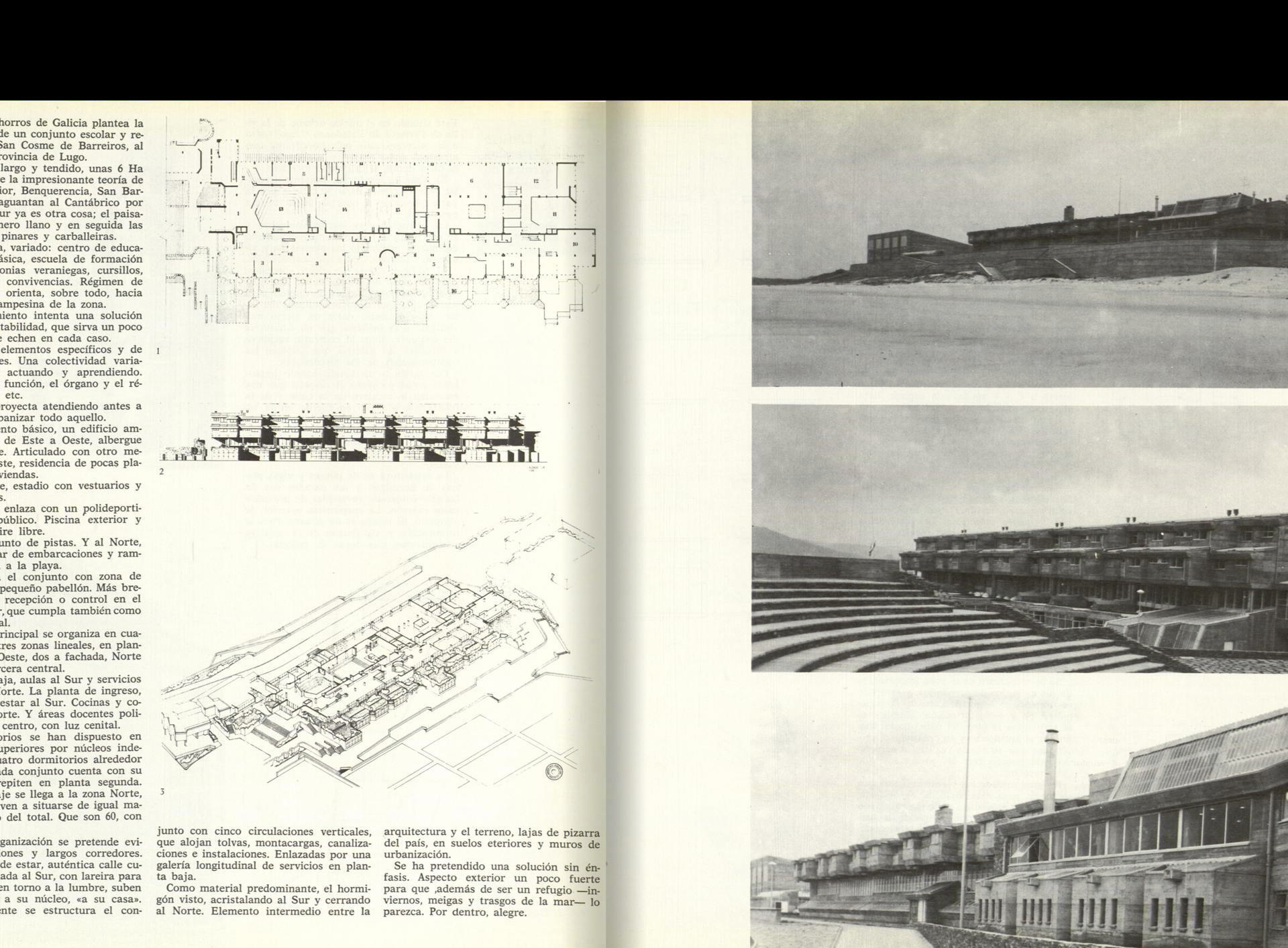 Grupo Escolar Residencial de Benquerencia, Lugo. A. Fernández-Alba lat