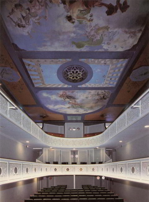 Teatro da Beneficencia, Ortigueira, A Coruña. Rafael Baltar Tojo, Carlos Almuíña Díaz, Gerardo Salvador Molezún y José Antonio Bartolomé Argüelles