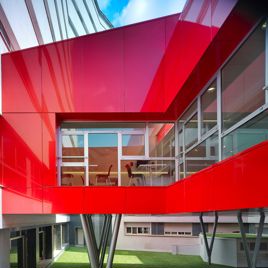 Área de restauración en el Hospital Macarena