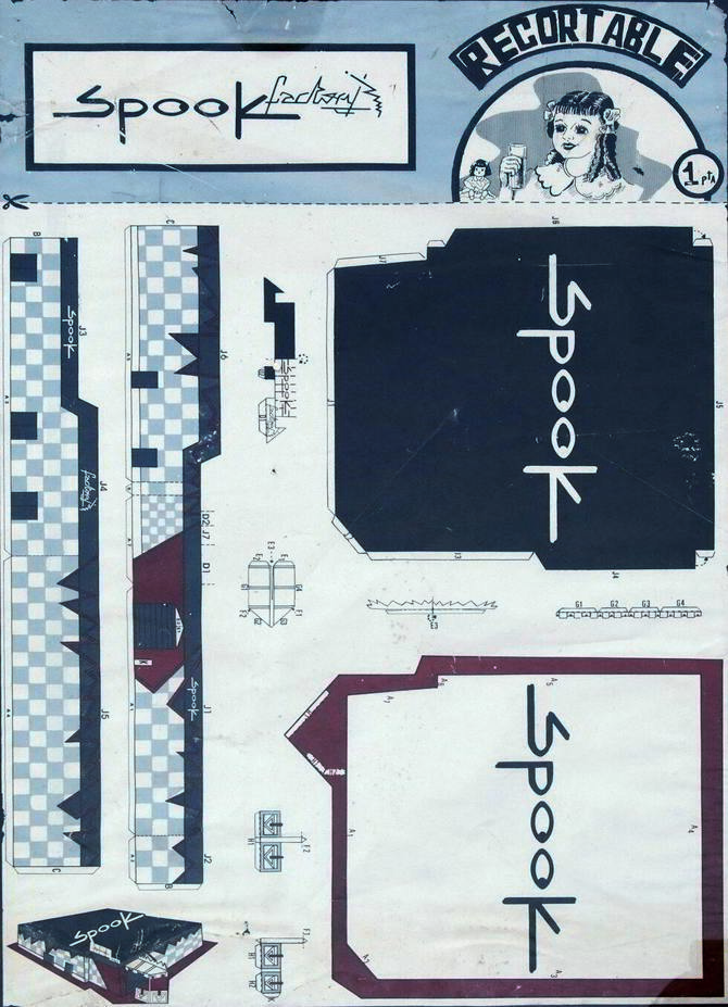 Recortable y póster de la discoteca Spook