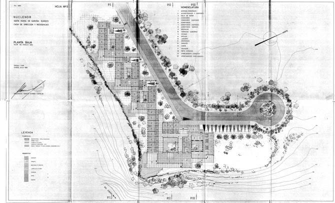 Residencia para trabajadores, central nuclear de Santa María de Garoña, Burgos. Ignacio Álvarez Castelao
