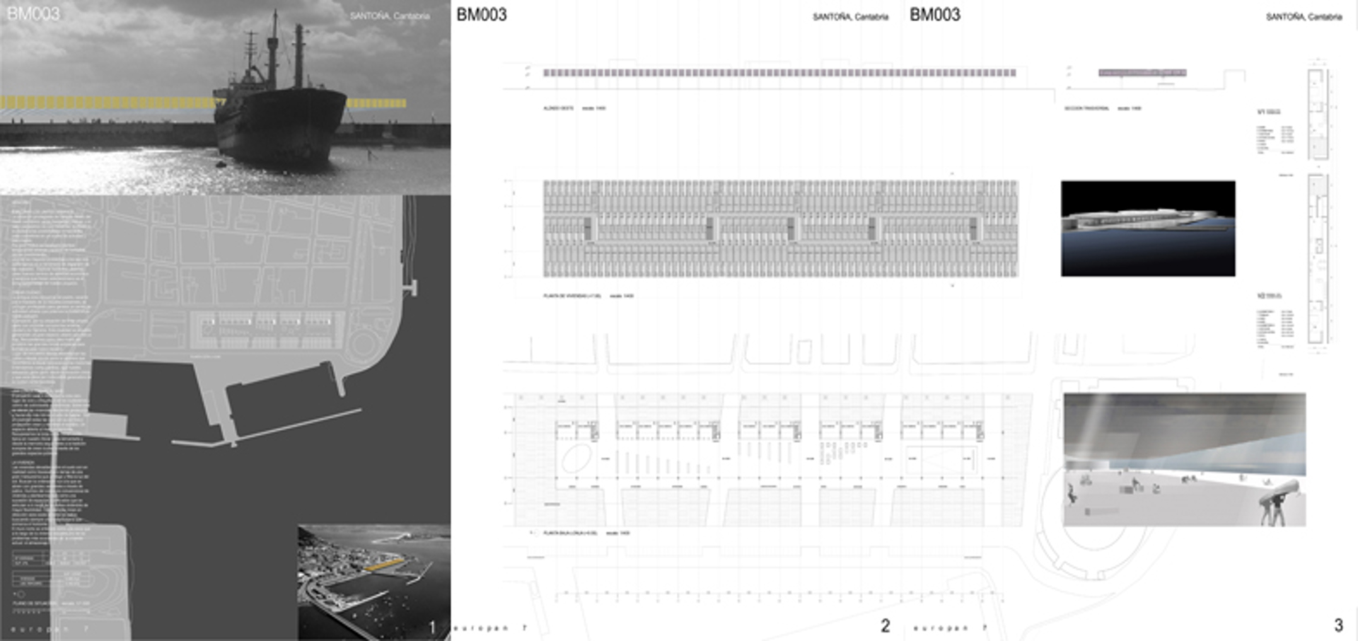  EUROPAN 7. Finalista. Emplazamiento Santoña