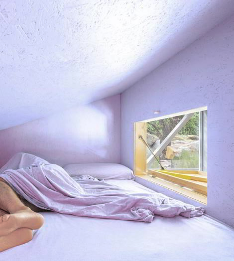 Cabaña del (sinantro)amor, Madrid. Diego Barajas Castillo, Camilo García Barona (Husos arquitecturas)