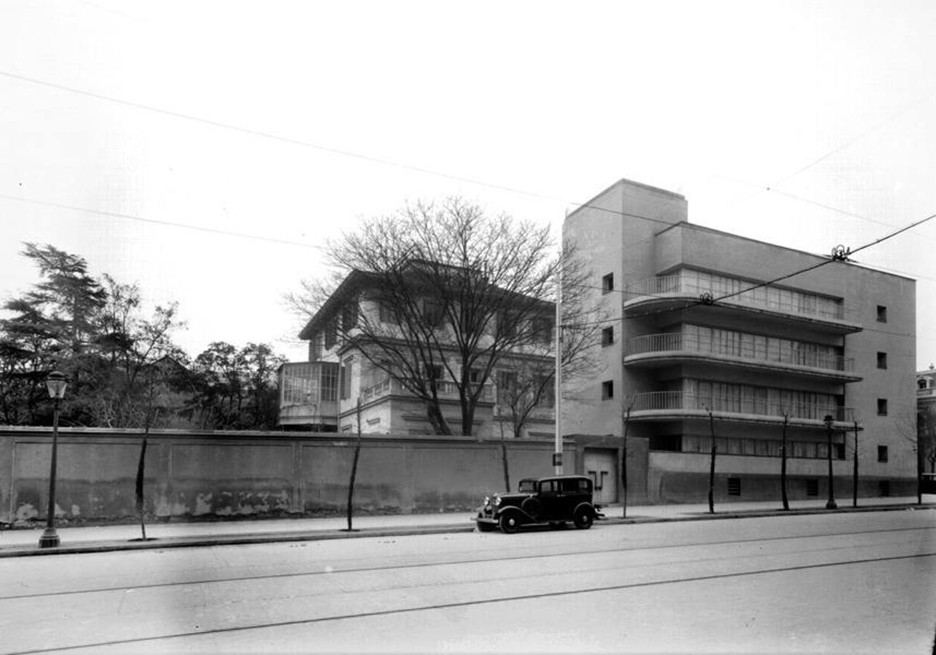 Fotografía histórica de la actual Fundación Ortega y Gasset