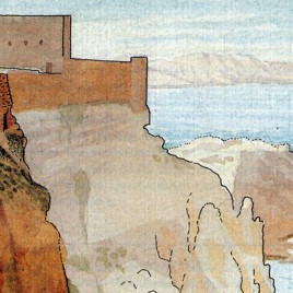 Las murallas de Melilla con las cuevas del Conventico