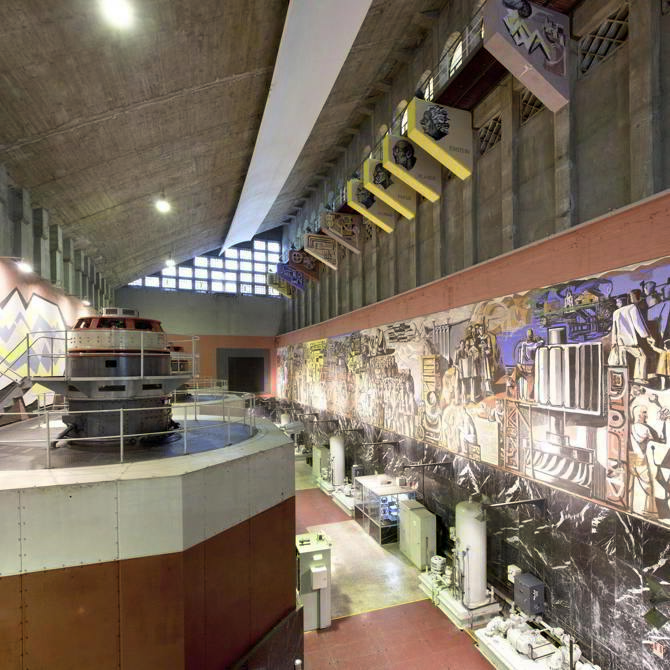 Central y salto de Grandas de Salime, de Joaquín Vaquero Palacios