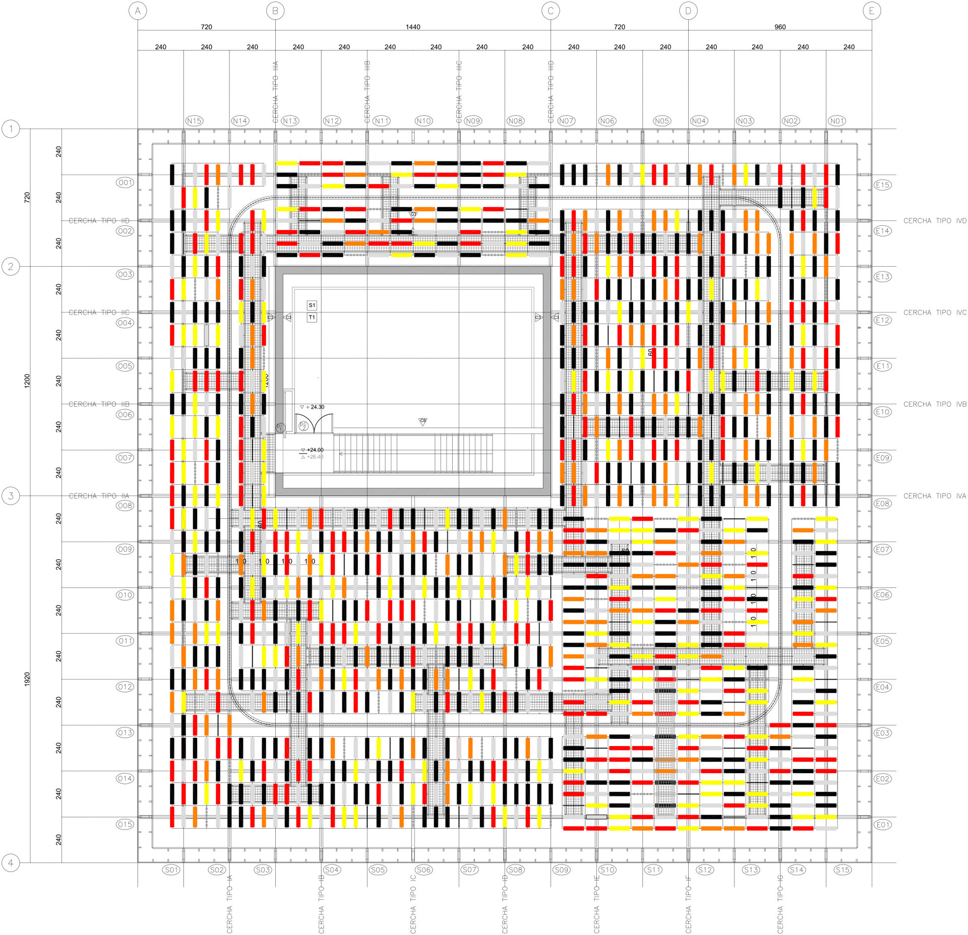 Un 'tronco' de hormigón y unas 'hojas' de colores definen la planta del MUNCYT de A Coruña