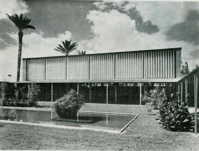 Comedor en la Fábrica SEAT en Barcelona, Manuel Barbero Rebolledo, Rafael de la Joya Castro,