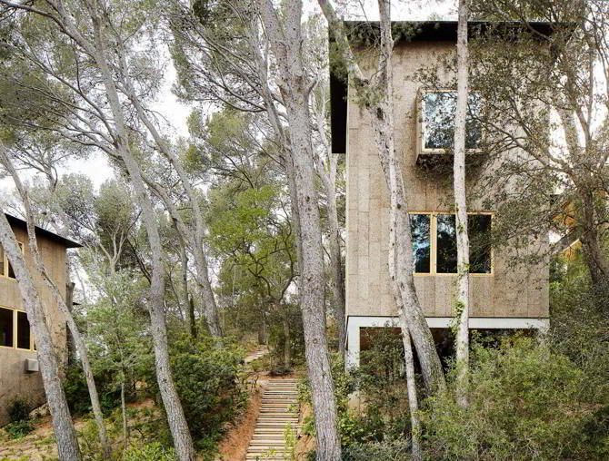 Dos casas de corcho, Emiliano López & Mónica Rivera Arquitectos