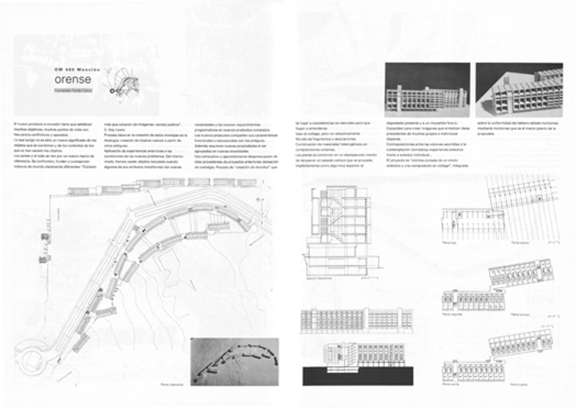  EUROPAN 3. Finalista. Emplazamiento Ourense
