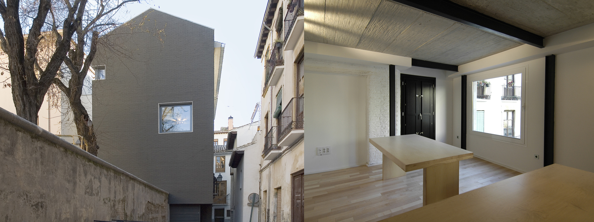  Reestructuración de dos casas sobre recorrido urbano