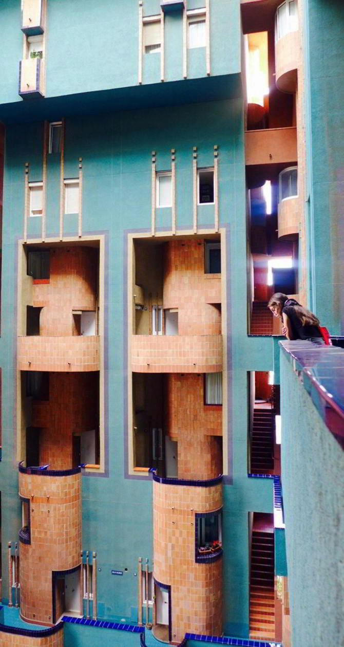 Edificio WALDEN-7, Sant Just Desvern (Barcelona). RBTA - Ricardo Bofill Taller de Arquitectura