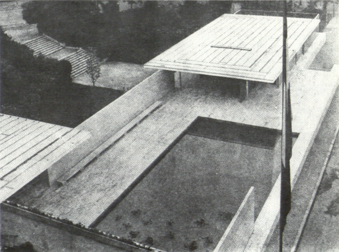 Reconstrucción del pabellón alemán de la Exposición Internacional de ...