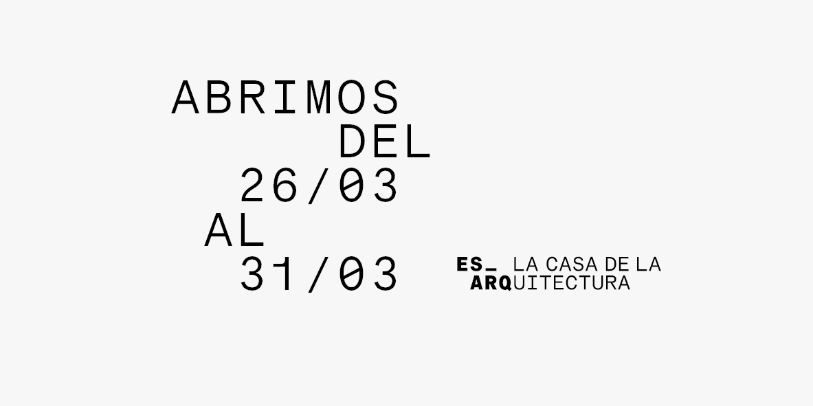 La sede física de La Casa de la Arquitectura abre en Semana Santa