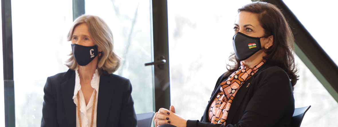 Presentamos con la presidenta de La Rioja la Encuesta de percepción social de la innovación
