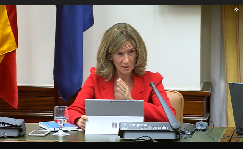 Cristina Garmendia defiende en el Congreso un modelo de reconstrucción basado en el conocimiento