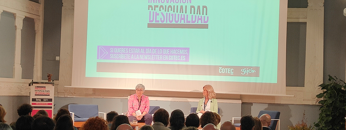 Ana González y Cristina Garmendia participan en el Foro de Innovación y Desigualdad de Gijón