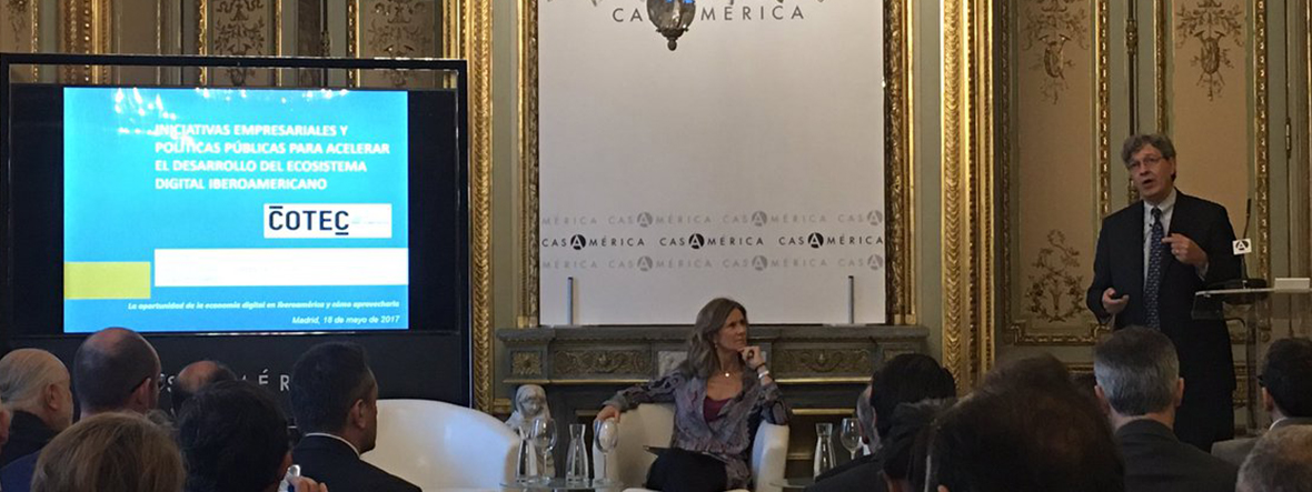 Presentación en Casa de América del informe sobre digitalización en iberoamérica
