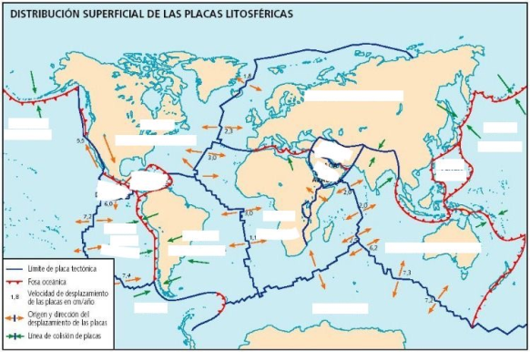 placas litosfericas mapa mudo placas tectonicas   Didactalia: material educativo placas litosfericas mapa mudo placas tectonicas   Didactalia: material educativo