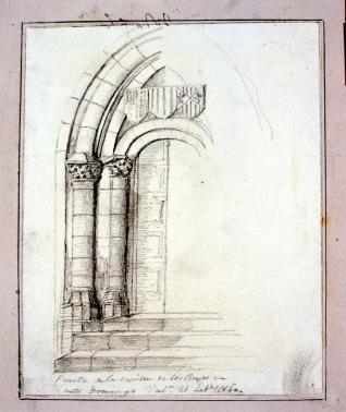 Puerta de la capilla de los reyes en Santo Domingo de Valencia